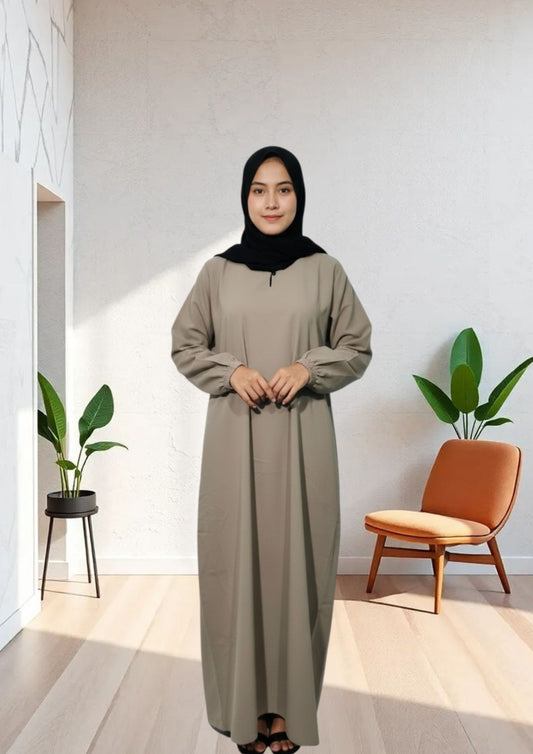 Firdous Fabric Plain Abaya for Women – Without Dupatta, No Hijab – Soft & Flowing Modest Wear